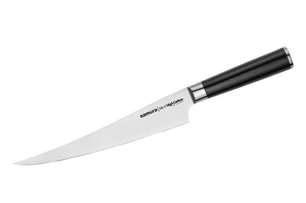 SM-0048F/K Нож кухонный "Samura Mo-V" филейный FISHERMAN 226 мм, G-10