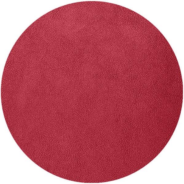 Салфетка подстановочная (коастер) d 10 см, искуств. кожа (ПУ), декор cherry, LAV