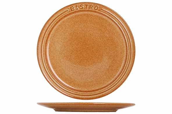 Тарелка мелкая d 21 см h 1,5 см, Bistro Mustard Yellow