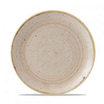 Тарелка мелкая 21,7см, без борта, Stonecast, цвет Nutmeg Cream