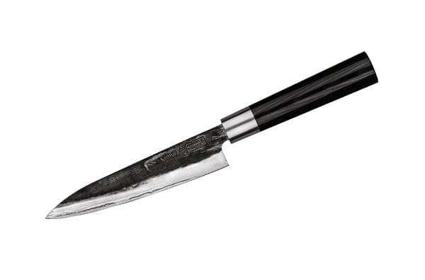 SP5-0023/K Нож кухонный "Samura SUPER 5" универсальный 162 мм, VG-10 5 слоев, микарта