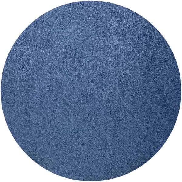 Салфетка подстановочная (плейсмат) d 37 см, искуств. кожа (ПУ), декор blue, LAV