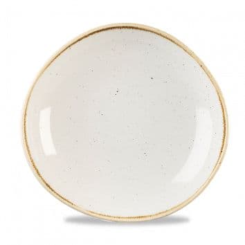 Салатник "Волна" 1,11л d25,3см, без борта, Stonecast, цвет Barley White