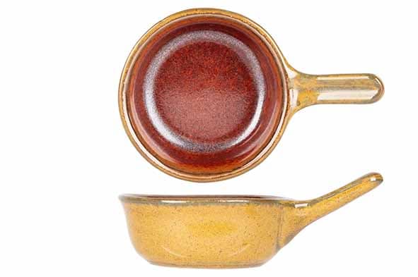 Соусник с ручкой 10,5x6,5 см h 3,7 см, Elements Mustard