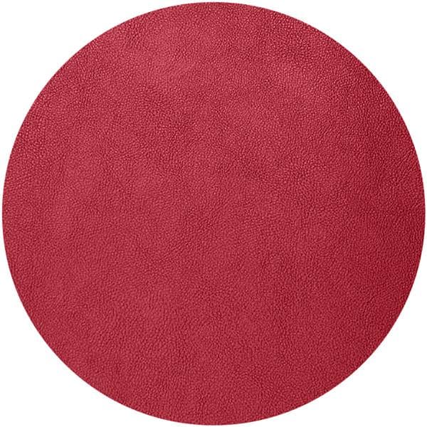 Салфетка подстановочная (коастер) d 18 см, искуств. кожа (ПУ), декор cherry, LAV