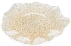 Тарелка мелкая 37 см, декор GOLD GLITTER