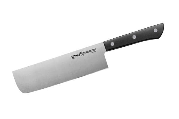 SHR-0043B/K Нож кухонный "Samura HARAKIRI" накири 170 мм, корроз.-стойкая сталь, ABS пластик