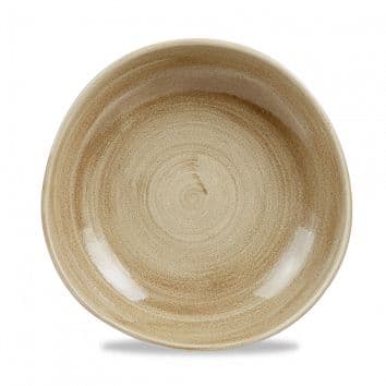Салатник "Волна" 1,11л d25,3см, без борта, Stonecast Patina Antique Taupe
