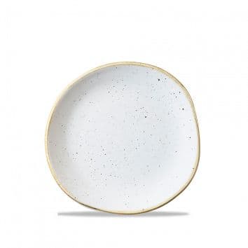 Тарелка мелкая "Волна" d18,6 см, без борта, Stonecast, цвет Barley White
