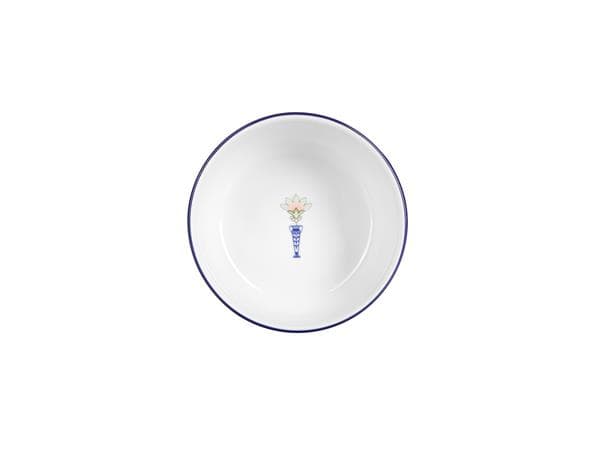 Салатник 11 см, кант синий, Vaso Piccolo DS19