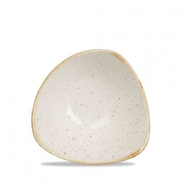 Салатник треугольный 0,26л d15,3см, без борта, Stonecast, цвет Barley White Speckle