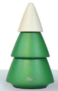 Мельница для специй "ель" h 15,5 см, бук, цвет зеленый/белый, XMAS TREE By Whinot Design