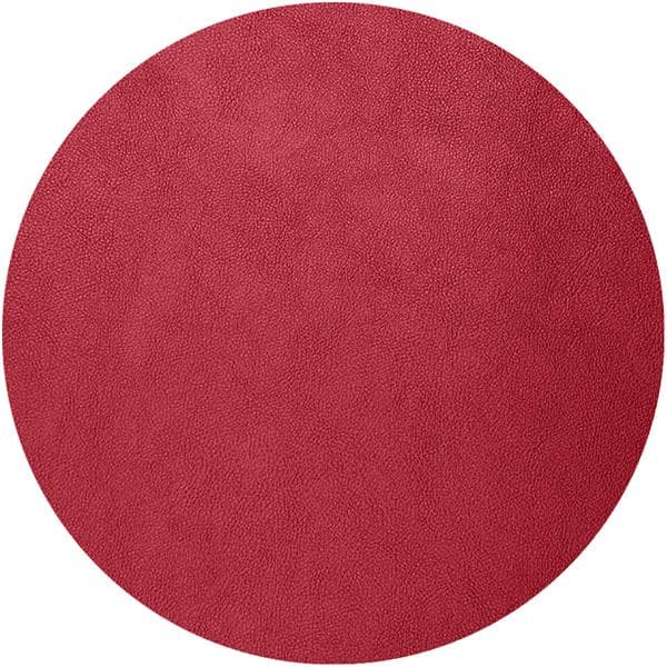 Салфетка подстановочная (плейсмат) d 37 см, искуств. кожа (ПУ), декор cherry, LAV