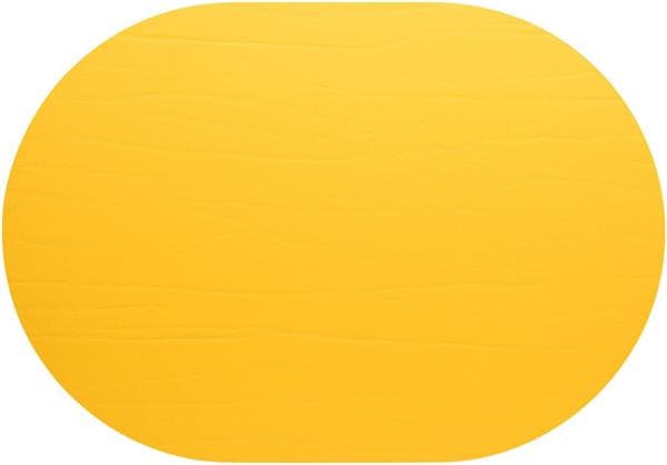 Салфетка подстановочная (плейсмат) овальная 34x42 см, перераб. кожа, декор sun, Dumbo