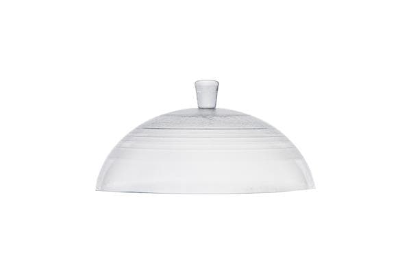 Крышка (клош) d 28,5 см h 11,5 см, стекло, прозрачная, Solar