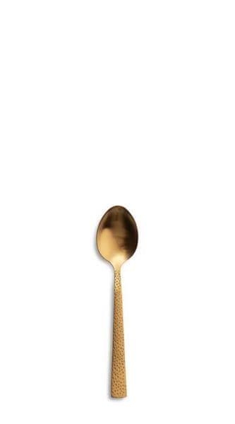 Ложка кофейная 11 см, Cheese Satin Gold 18%