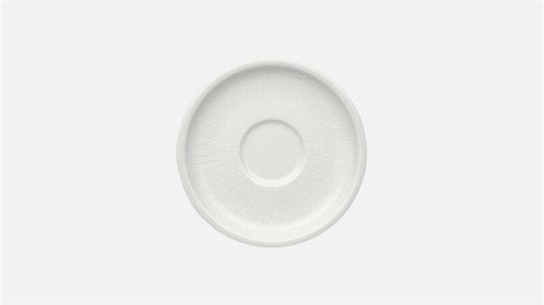 Блюдце для чашки c рельефом d 12,7 см, h 1,8 см, Shiro