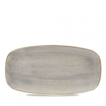 Блюдо прямоугольное 26,9х12,7см, без борта, Stonecast, цвет Peppercorn Grey