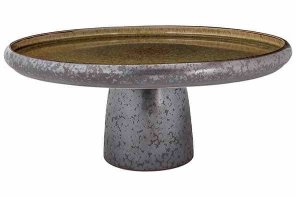Блюдо на ножке d 29 см h 12,5 см, Elements Mineral