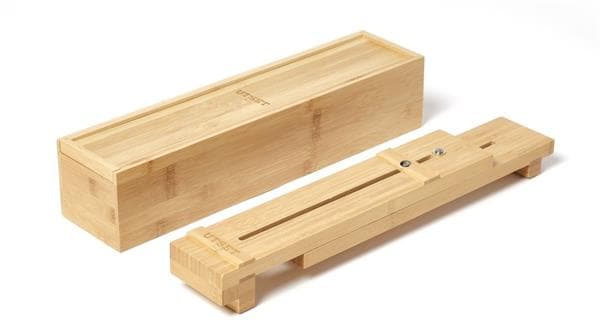 Держатель для точильного камня, 43x10x9 см, дерево (бамбук)