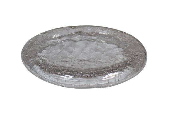 Блюдо Pillow d 25 см h 3,7 см Crackled glass