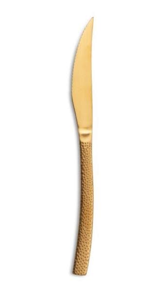 Нож столовый 22,5 см, Cheese Satin Gold 18%