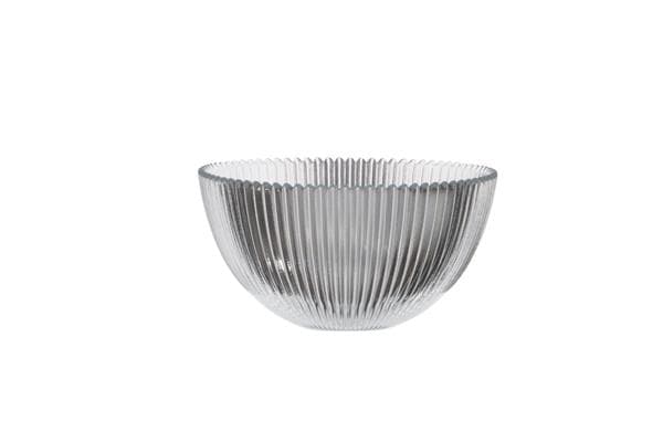 Салатник d 25 см h 12,5 см, стекло, прозрачный, Aria