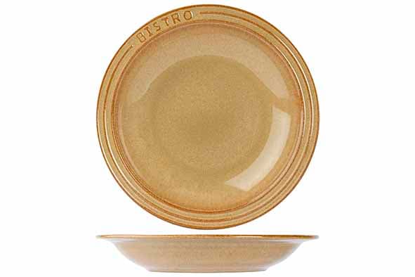 Салатник d 26 см h 4,2 см, Bistro Mustard Yellow