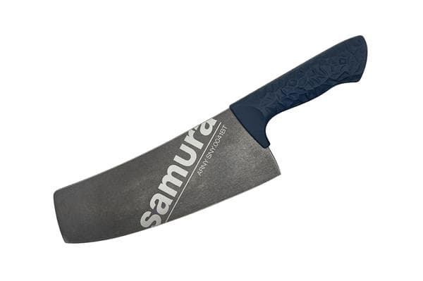 SNY-0041BT/K Кухонный топорик Модерн "Samura ARNY" 208 мм, ТЭП бирюзовый, AUS-8 с галт.