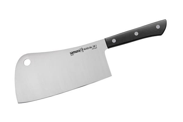 SHR-0040B/K Топорик кухонный "Samura HARAKIRI" 180 мм, корроз.-стойкая сталь, ABS пластик
