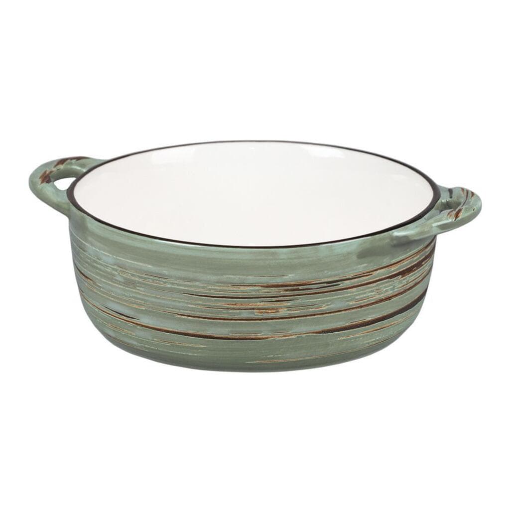 Бульонница 550 мл d 14,5 см h5,5 см с ручками Texture Light Green P.L. Proff Cui [6]