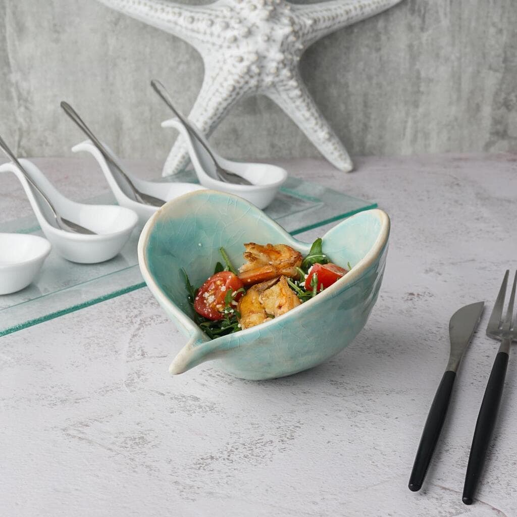 Салатник  125 мл 13*12,9 см h9 см емкость для закусок Sea Blue Shell Frutti di Mare P.L. [1]