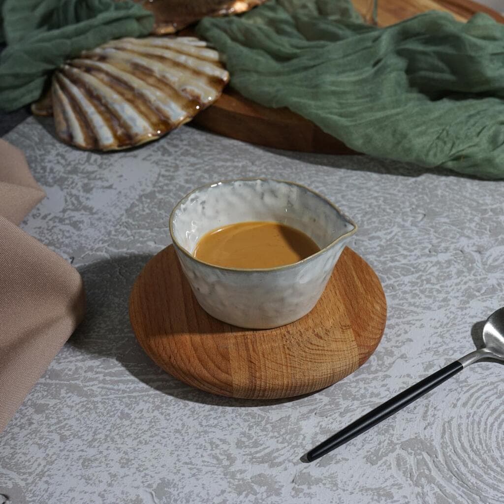 Соусник  75 мл d 8 см h4 см круглый керамика Gray Frutti di Mare P.L. [6]