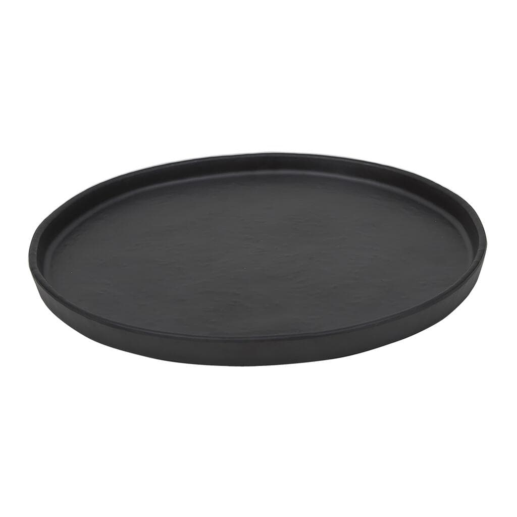 Тарелка с бортом 20,8*2,2 см Black Finish пластик меламин P.L. Proff Cuisine