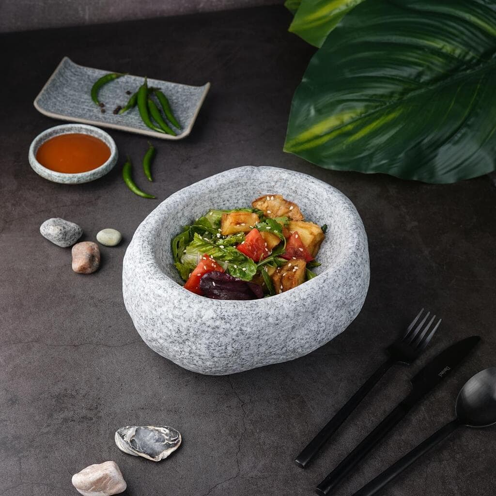 Салатник  650 мл 23*18,5 см h9 см Stone Untouched Taiga P.L. Proff Cuisine [1]