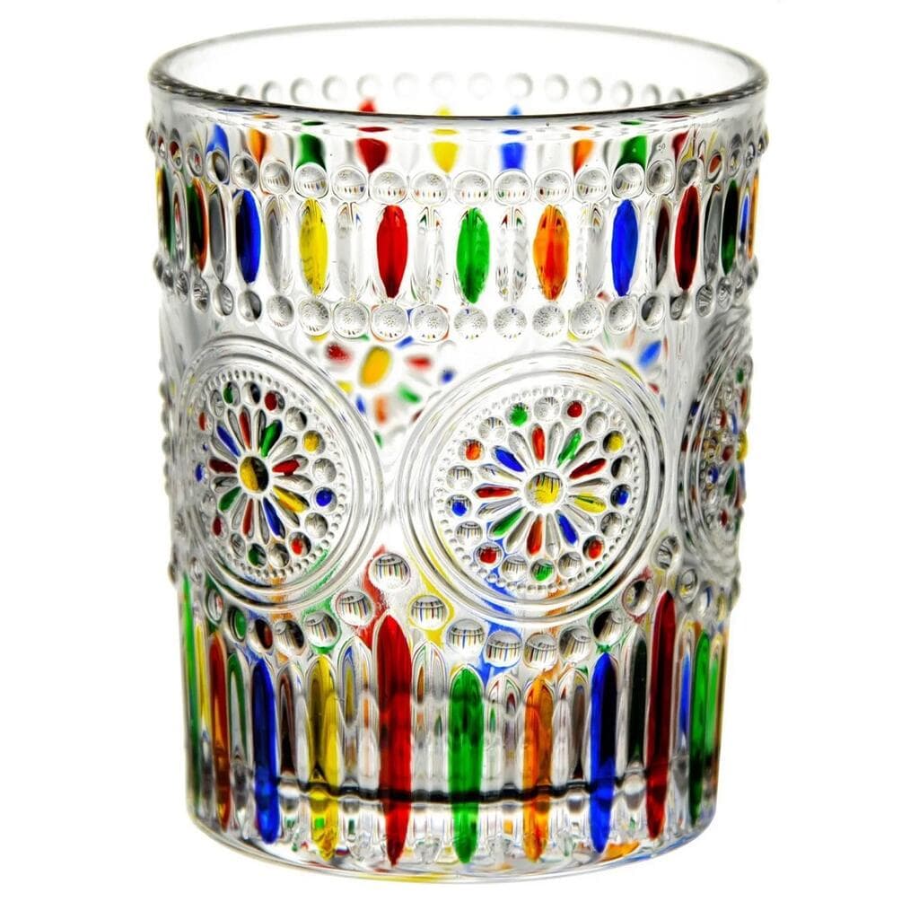 Стакан Олд Фэшн 290 мл Mosaic Stripes декор d 7,7 см h9,8 см "UTOPIA" P.L.- Barbossa [6]