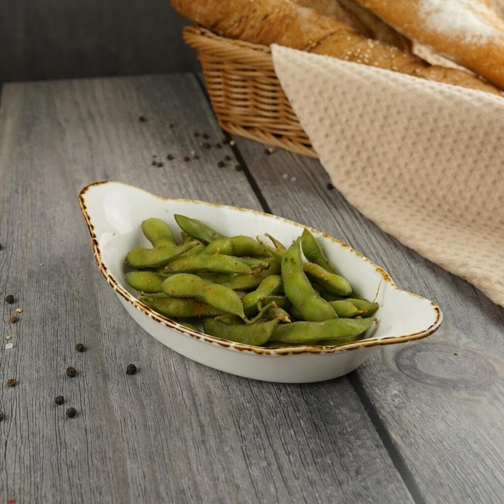 Блюдо овальное 22*11,5 см h3 см 240 мл с ручками Organica Grain P.L. Proff Cuisine [6]