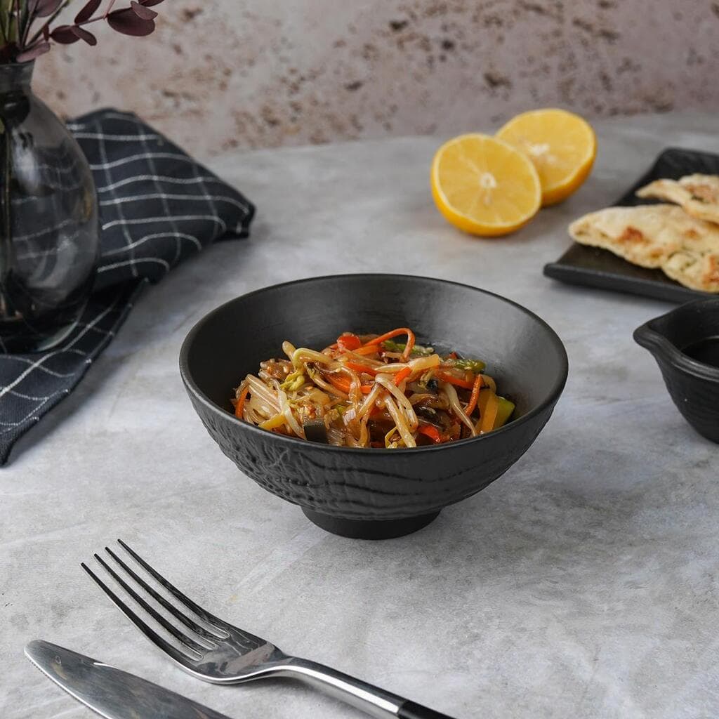 Салатник  300 мл d 13 см h6 см емкость для закусок Black Raw Wood P.L. Proff Cuisine [6]