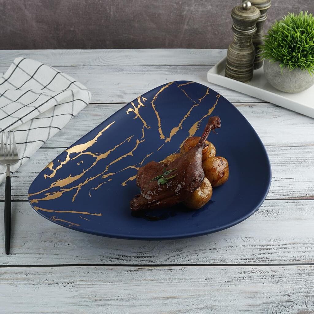 Блюдо для подачи 35*28 см h3,5 см Blue Gold P.L. Proff Cuisine [1]