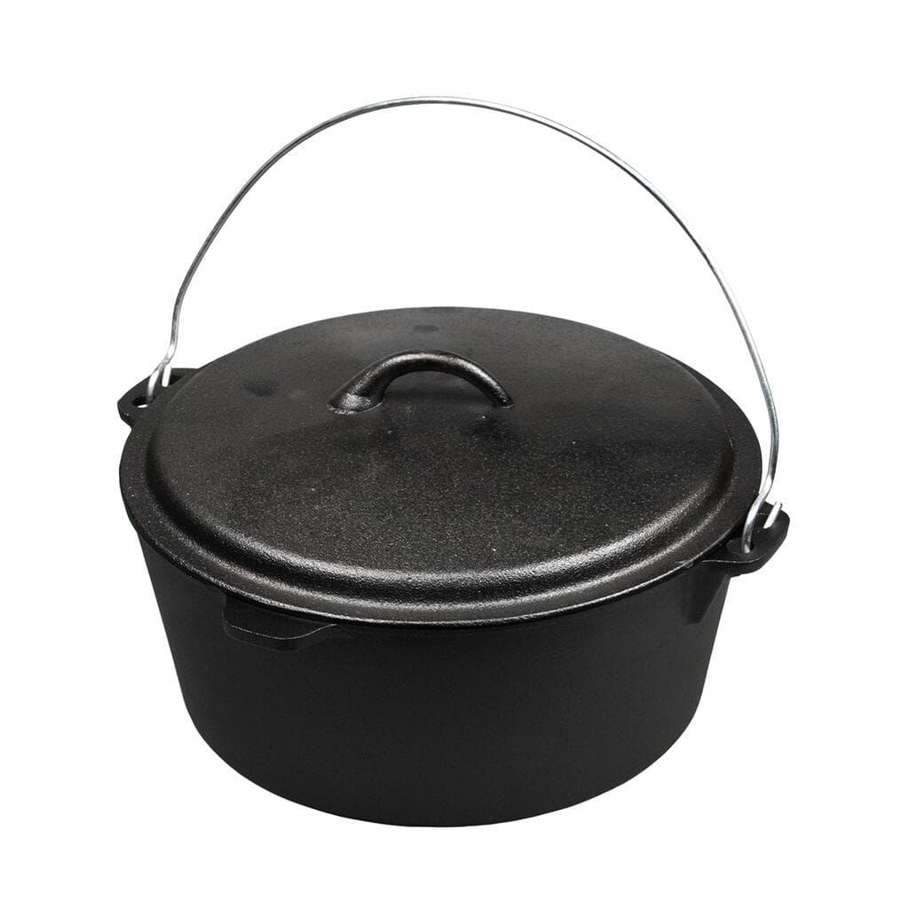 Казан котел  8 л чугун с крышкой черный ИНДУКЦИЯ P.L. Proff Cuisine