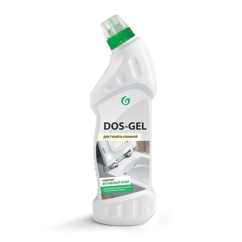 Гель чистящий "Dos Gel" для дизиинфекции и отбеливания., флакон утенок 750 мл.,