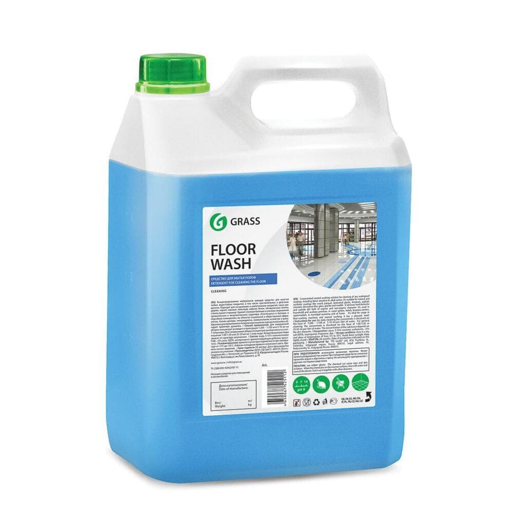 Средство для мытья полов "Floor wash" нейтральное, канистра 5,1 л,