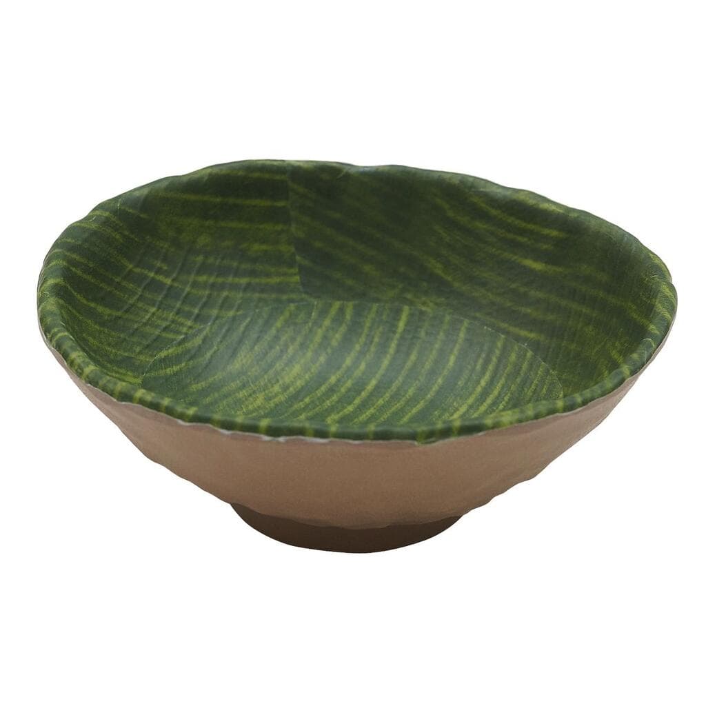 Салатник  380 мл 15*5,8 см круглый Green Banana Leaf пластик меламин P.L. Proff Cuisine