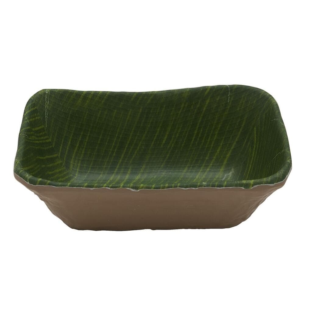 Салатник  500 мл 17,6*10,8*6,5 см прямоуг. Green Banana Leaf пластик меламин P.L. Proff Cuisine