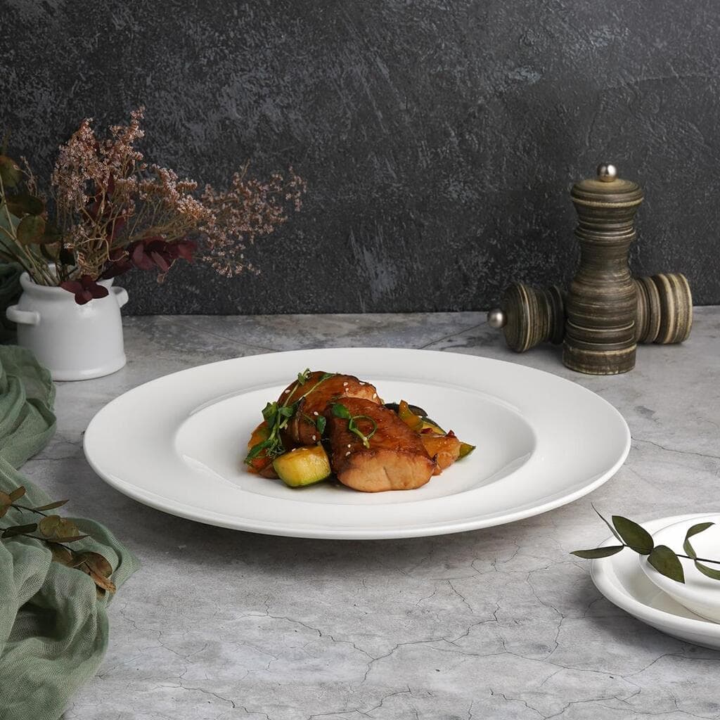 Тарелка d 30,5 см h3 см белая фарфор P.L. Proff Cuisine [6]