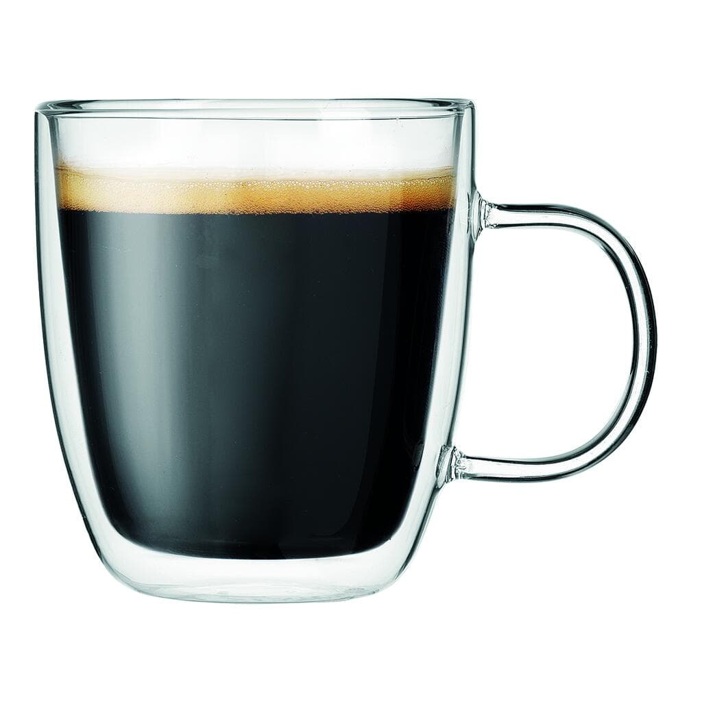 Кружка 310 мл Classic Coffee прозрачная набор 2 шт. d 9 см h10 см термостекло P.L. [1]