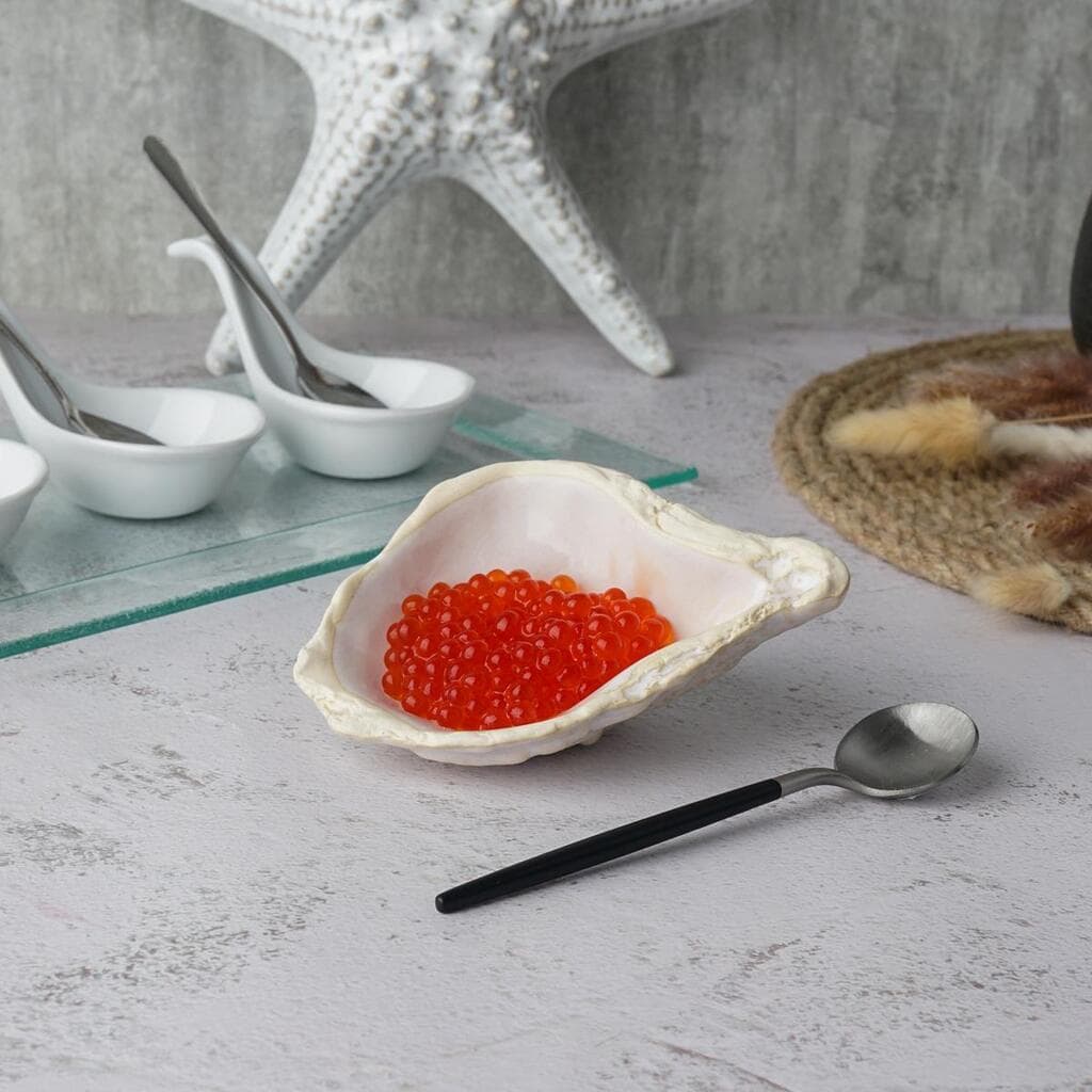 Блюдо для подачи 11,9*8,3 см h4,2 см 20 мл емкость для закусок Gray Shell Frutti di Mare P.L. [1]