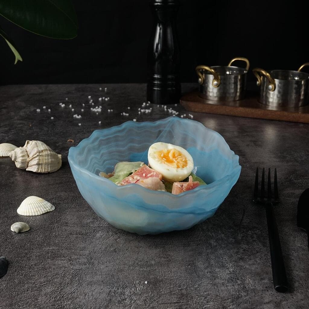Салатник  500 мл d 15 см h7 см Blue Sunset матовое стекло P.L. Proff Cuisine [6]