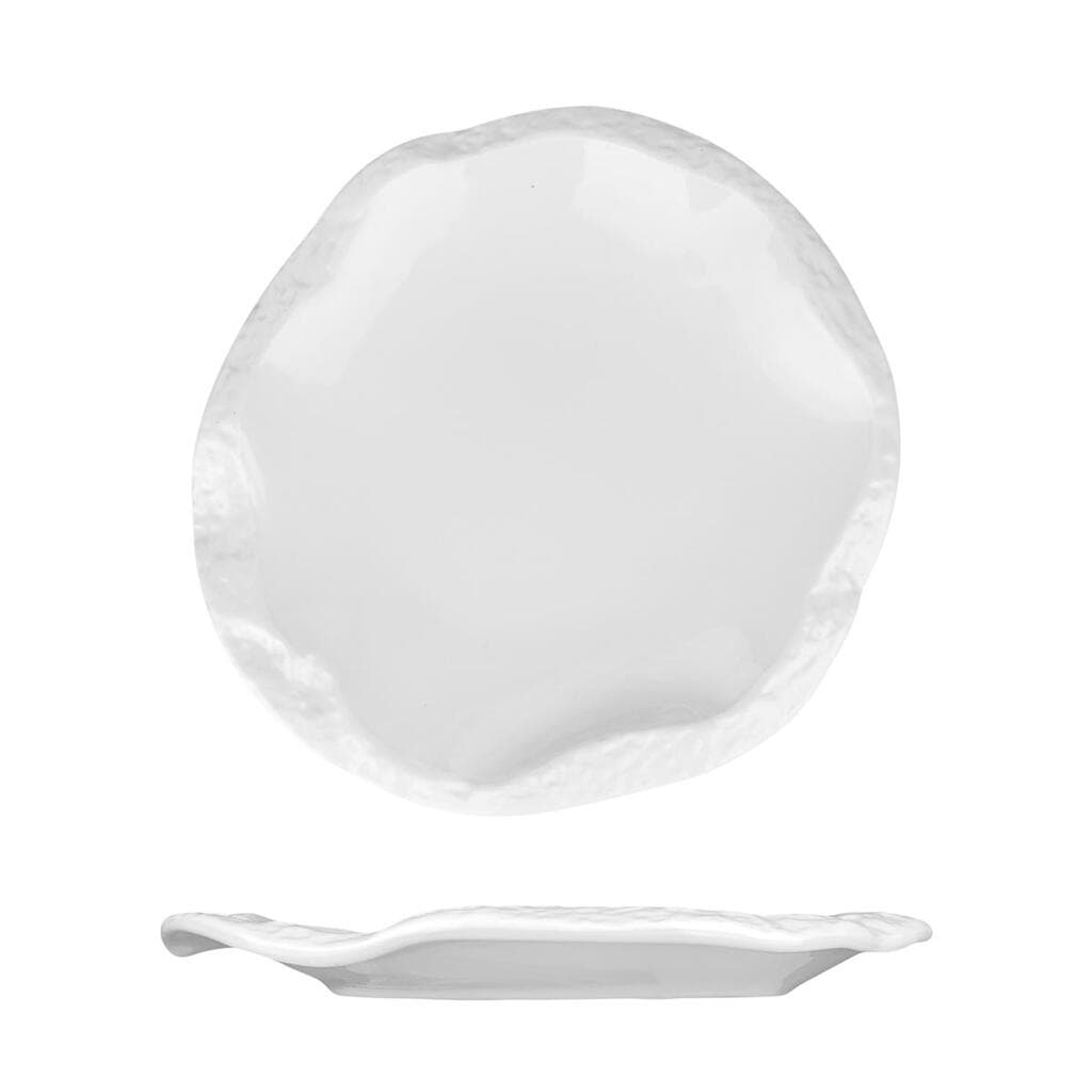 Тарелка 18*16,5 см h2 см овальная Oyster белая фарфор P.L. Proff Cuisine [6]
