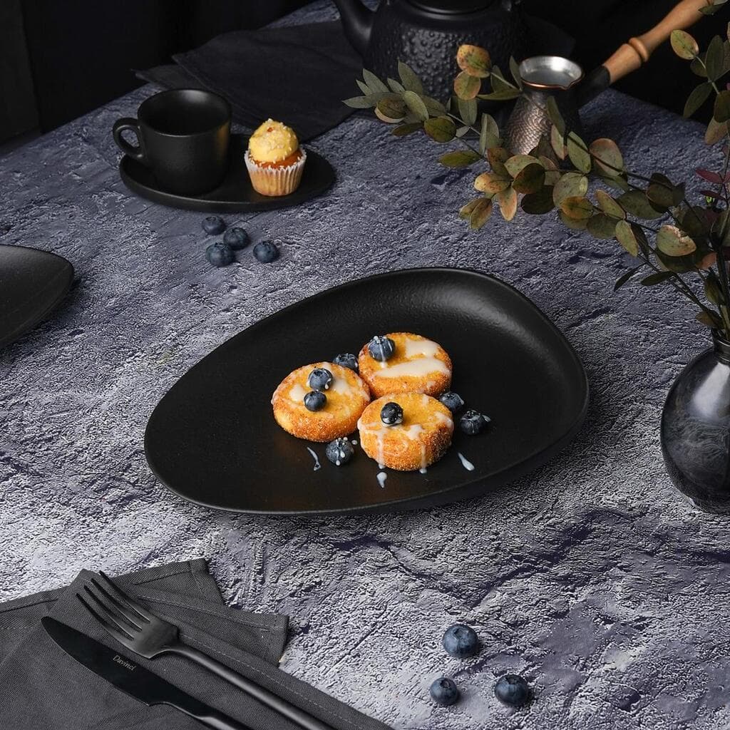 Блюдо овальное 26,5*20 см h4,5 см Smooth Black Raw Stellar P.L. Proff Cuisine [3]